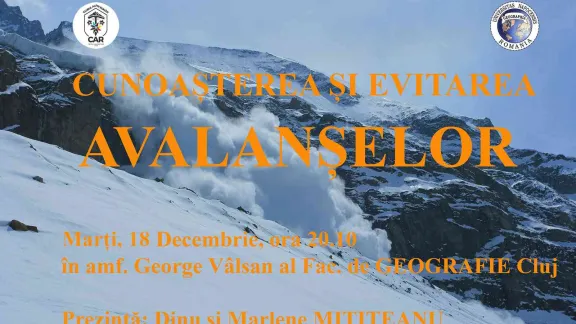 Cunoașterea și evitarea avalanșelor