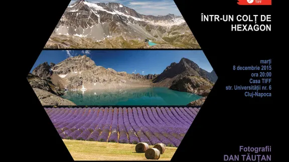 Proiectie foto INTR-UN COLT DE HEXAGON, marti 8 decembrie, ora 20:00, Cluj-Napoca