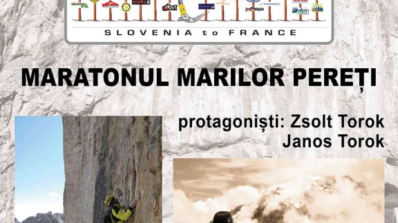 Video-proiecție "MARATONUL MARILOR PEREȚI" - marți 17 noiembrie la Cluj