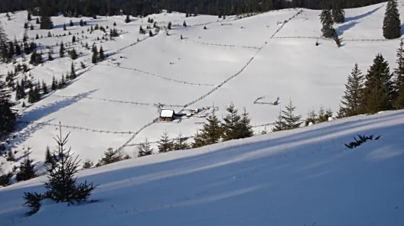 Calimani<br><em>Pe schiuri de la Doisprezece Apostoli la Cetatea Tamaului</em>