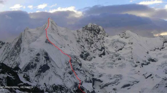 Raport: ascensiune in premiera mondiala pe Gandharva Chuli