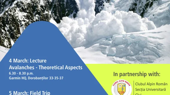 Schimbare locație zi de aplicații Garmin Avalanche Safety Course