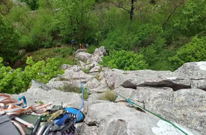 Stagiu de catarare trad cu Leslie Fucsko la Vadu Crisului