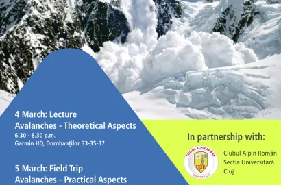 Schimbare locație zi de aplicații Garmin Avalanche Safety Course