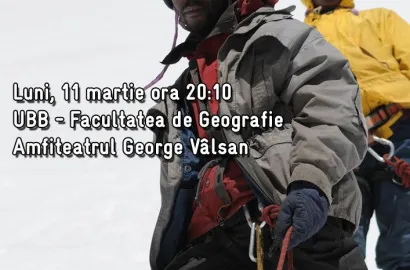 Proiectie: "Ruwenzori 2012 - Margherita Peak, 5109 m", cu Stefan Roman, 11.03 la Cluj