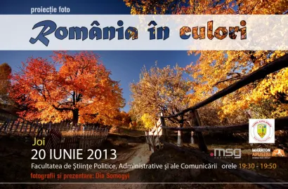 Proiectie FOTO: "România in Culori", cu Dia Somogyi