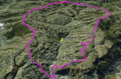 Tura "In Memoriam Radu Crisan". Circuitul Vaii Sohodol, afluent de dreapta al Ariesului