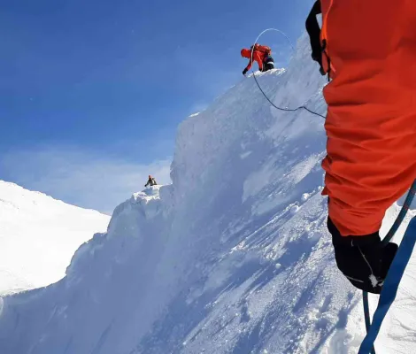 Atelier alpinism de iarnă, Munții Făgăraș