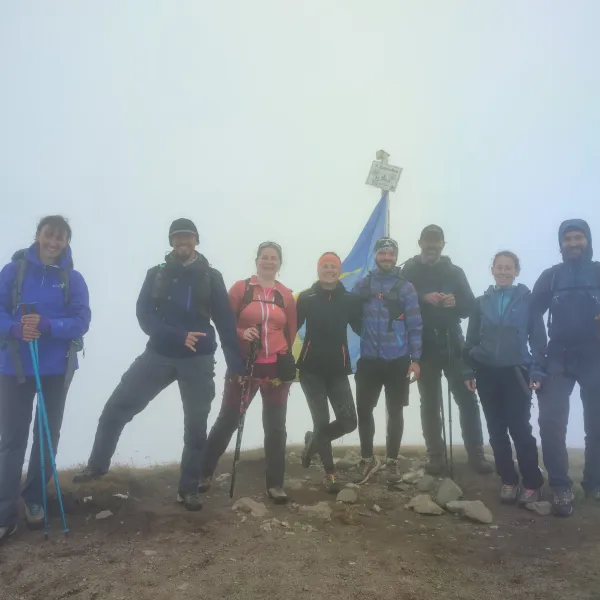 Echipa pe Bucșoiu Mare