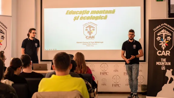 Atelier educație montană și ecologică la FSPAC