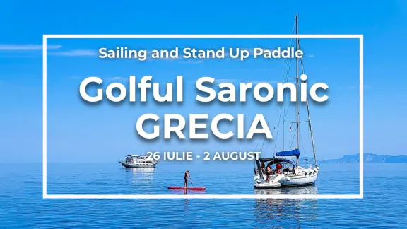 Sailing in Golful Saronic, Grecia