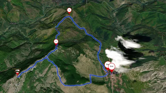Traseul tematic "Minunile de la Rimetea" si varful Ardascheia