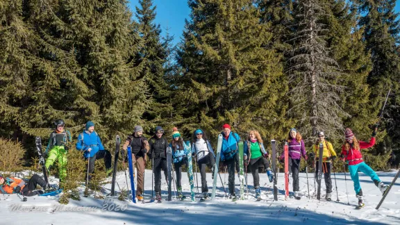 Inițiere în mersul pe schiuri - Muntele Baișorii