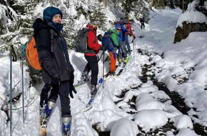 Schi de tură în Munții Călimani