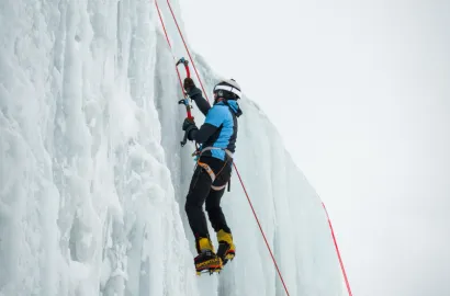 Atelier escalada la gheață cu David Bouffard 