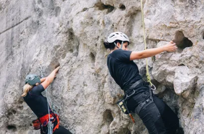 Un weekend de escaladă sportivă în Cheile Geogelului