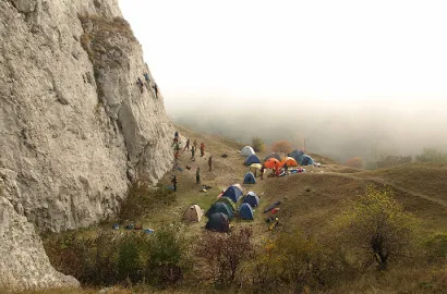 Tabăra de escaladă la Ampoița