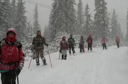 Initiere in schi de tura la Baisoara