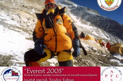 Film: "Everest 2003", cu Teodor Tulpan, 22.04 la Cluj