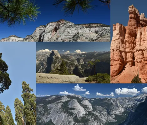 Proiecție: Parcuri americane: Sequoia, Yosemite, Zion, Bryce și mai mult