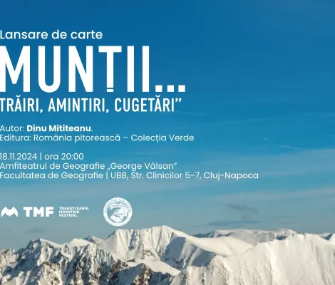Lansare de carte Dinu Mititeanu Muntii trairi, amintiri, cugetari.