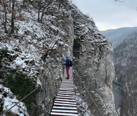 Via Ferrata în Vadu Crișului
