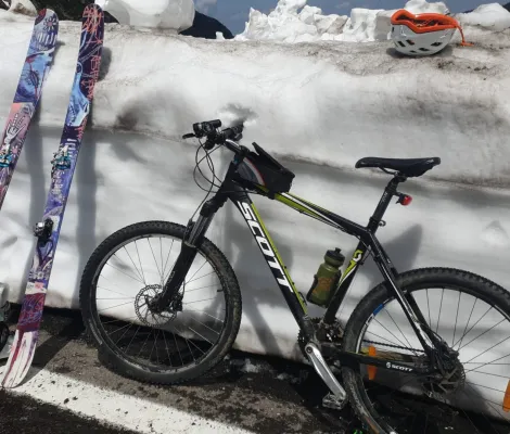 Bike and ski la Muntele Mare